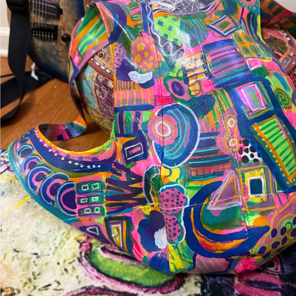 Colorful Abstract Backpack - Picture 5 of 10